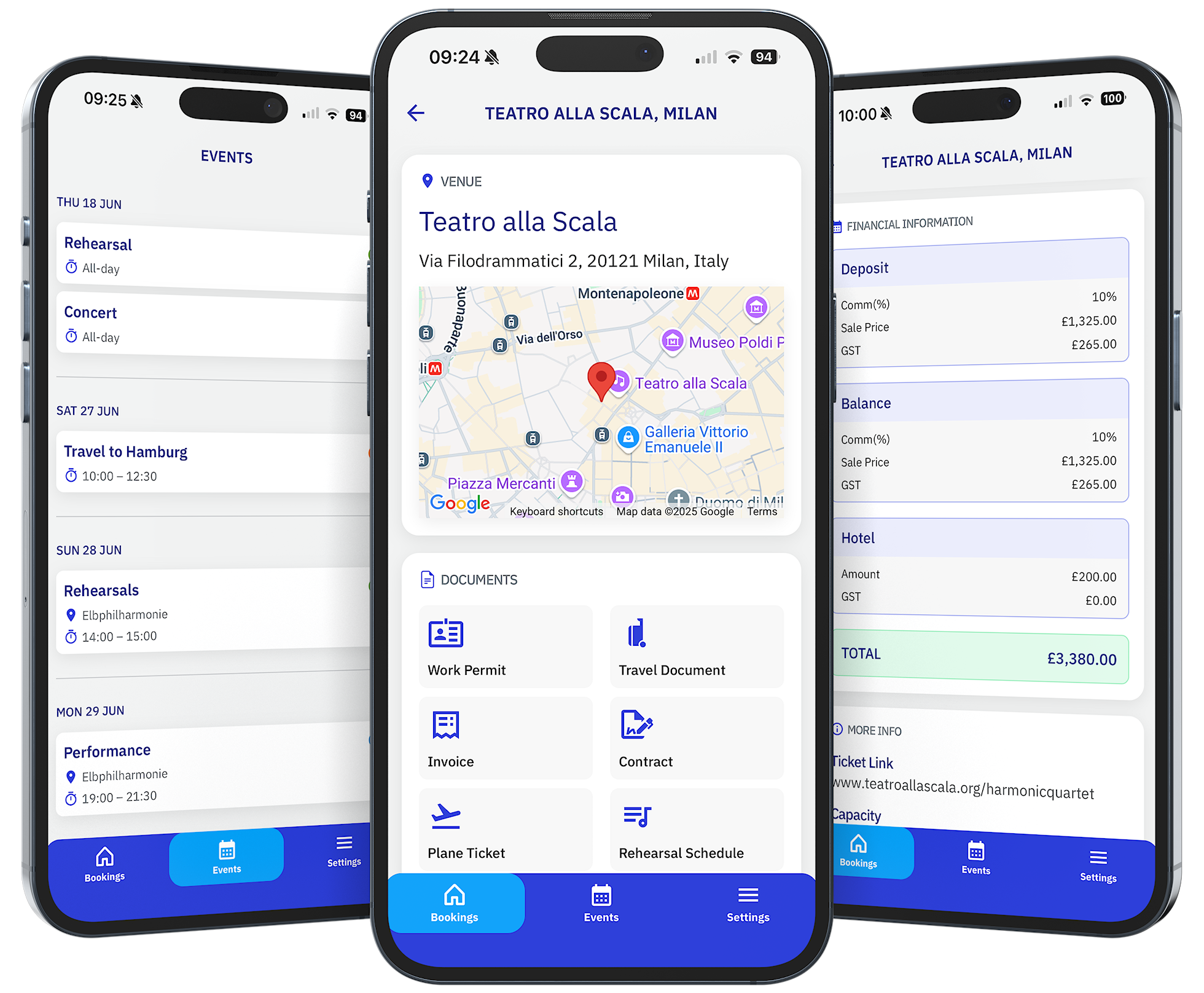 Booking Management Artist App